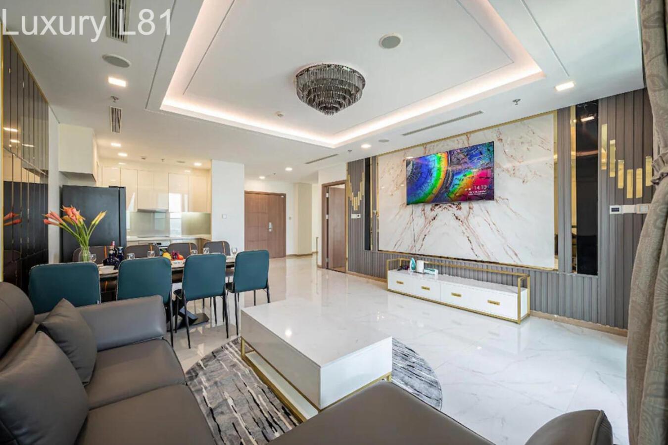 Angia Luxury Apartment Inside Landmark 81 Tower Ho Chi Minh-staden Exteriör bild